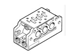 FESTO費(fèi)斯托氣路板底座，NAW-1/4-01-VDMA