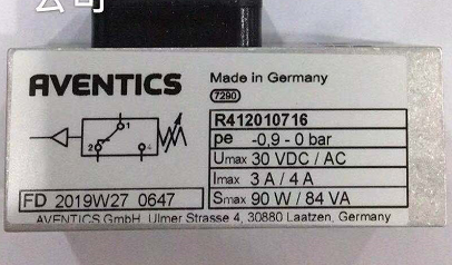 R4412010716 德國AVENTICS二位四通換向閥使用方法