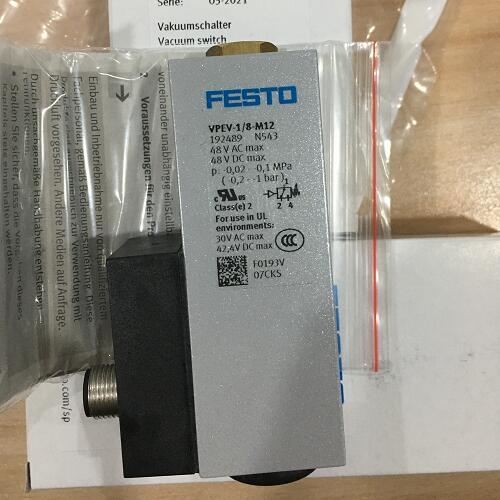 FESTO真空開關VPEV-1/8應用參數